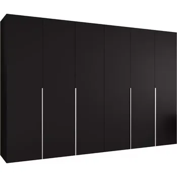 Předsíňová stěna Skříň Alicante I 300 černá/stříbrná