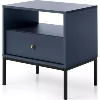 Noční stolek Noční Stolek Mono MS54 tmavě modrá