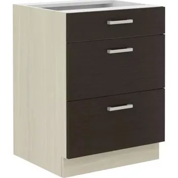 Kuchyňská skříňka Wiktoria Chamonix 60D 3S BB