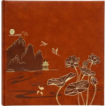 Fotoalbum Album KD46200 Lotus Brown 10x15 cm, šitý, s místem pro popis