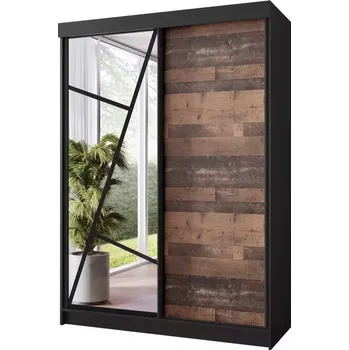 Kancelářská sestava Skříň Vena 167 černá + old style