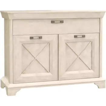 Kancelářská sestava Komoda Kashmir 123,3 cm Pina Bílá