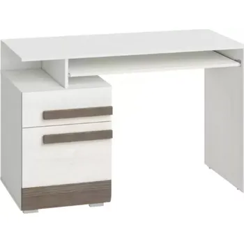 Kancelářská sestava Psací Stůl Blanco 119 cm Borovice Sněžná/New Grey