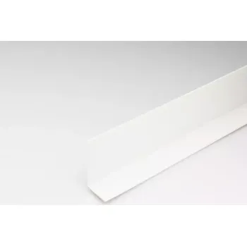 Stavební profil Rohový Profil PVC Bílý Satén 15x15x1000