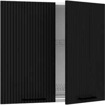 Kuchyňská skříňka Kate w80su alu černý puntík