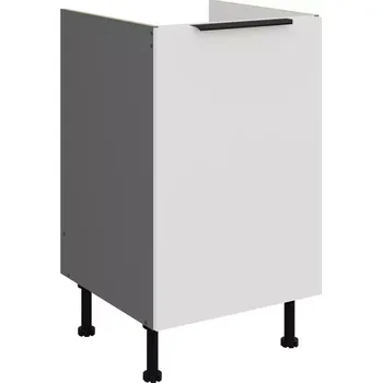 Kuchyňská skříňka Aria WH/ANT Anti Fingerprint 50zl 1f Bb