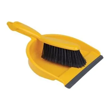 Lopatka a smetáček, Žlutá, Čištění prachu s PP štětinami