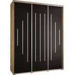 Skříň 45 Canaris 12 190 artisan/černá/silver