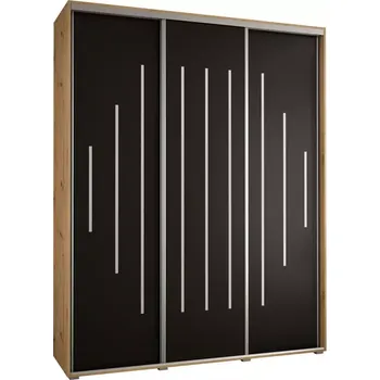 Předsíňová stěna Skříň 45 Canaris 12 190 artisan/černá/silver