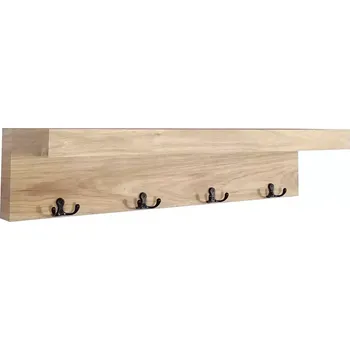 Kancelářská sestava Závěsná police s háčky PD161222-65 přírodní dřevo