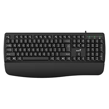 Klávesnice Genius KB-123 klávesnice drátová (USB) CZ/SK, černá