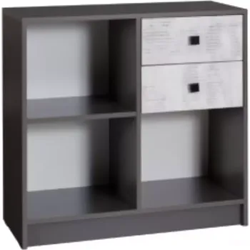 Kancelářská sestava Komoda Tommy 13 P/L 80 cm Grafit/Enigma