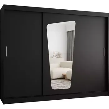 Předsíňová stěna Skříň Moka 250 černá