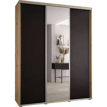 Předsíňová stěna Skříň 45 Canaris 3 190 artisan/černá/silver