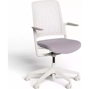 Kancelářská sestava Otáčecí židle WITHME GRAY CSE11 šedá