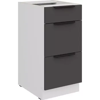 Kuchyňská skříňka Aria GR/WH Anti Fingerprint 40d 3s Bb