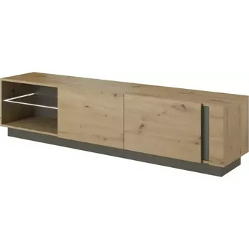 Obývací stěna Tv Stolek 187 Arco H Dub Artisan/Šedá Grafit