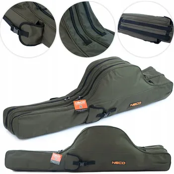 Pouzdro na prut RYBÁŘSKÉ POUZDRO / OBAL NA PRUTY 2 KOMORY NECO 120CM NEOPRENOVÉ