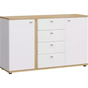 Předsíňová stěna Komoda Avila 2D4S AILK01 bílá/dub artisan