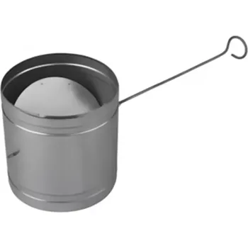 Ventilační potrubí Zpětná klapka potrubí 125 DPO08