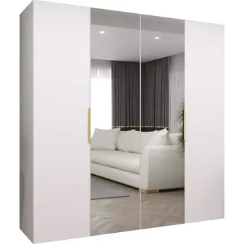 Předsíňová stěna Skříň Marbella II 200 bílá/zlatá