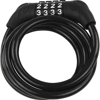 Zámek na kolo Burg Wächter 1230 C 120 spirálový kabelový zámek černá číslicový zámek