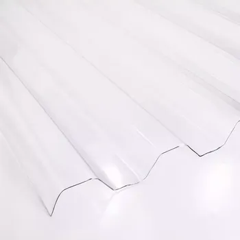 Průsvitná krytina Trapézová deska PVC 2000 x 900 x 0,8 mm čirá