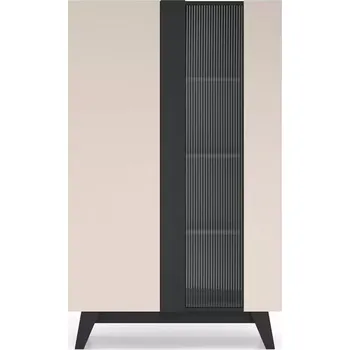 Vinotéka Vitrína Freshion 02 kašmír/černá