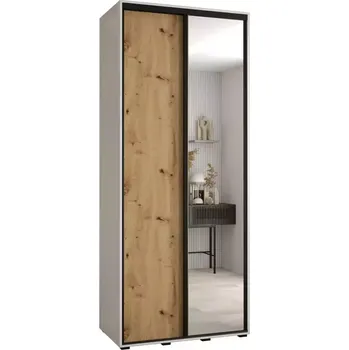 Skříň 45 Canaris 3 100 bílá/artisan/černá