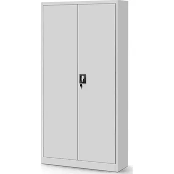 Kancelářská sestava Skříň Tomasz kov šedá