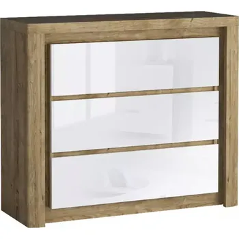 Komoda Komoda Livinio L6 Ribbeck/biały połysk