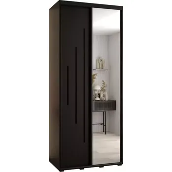 Předsíňová stěna Skříň 45 Canaris 13 110 černá/černá