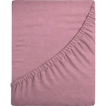 Prostěradlo Prostěradlo Jersey Delux - pařížská růžová 180x200 S gumou, Polský výrobek