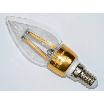 Žárovka LED ŽÁROVKA IDWAL E14 4W Teplá Bílá Zlatá