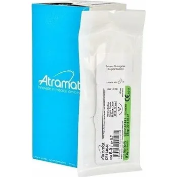 Nit Chirurgické šicí materiály PGA 4/0, jehla CE-16, 3/8 kruhu obráceně řezná ATRAMAT 12 Ks