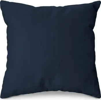 Polštář POLŠTÁŘ TMAVĚ MODRÝ 50x50 POLŠTÁŘ OZDOBNÝ NA POHOVKU POSTEL