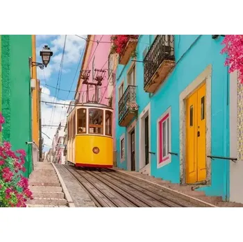 Puzzle Ravensburger puzzle Tramvajová síť 1000 dílků