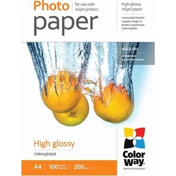 Fotopapír Fotopapír ColorWay A4 100 ks lesklý, 200 g/m²