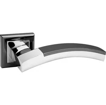 Dveřní kování Klika TIARA E8 nikiel/černá