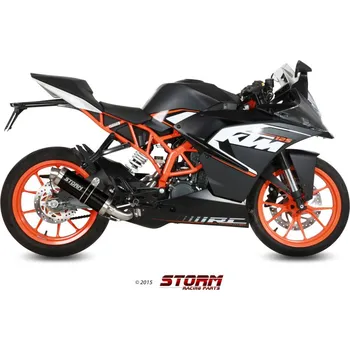 Auto-moto Výfuk kompletní 1x1 STORM GP KT.016.LXSB Černá ocel