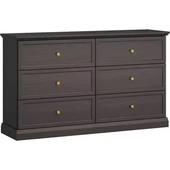 Kancelářská sestava Komoda Lucca K6S černý grafit