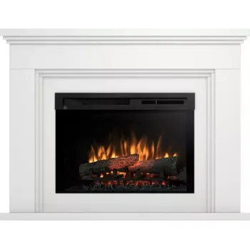 Elektrický krb Adrilla 26 bílý mat