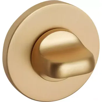 Dveřní kování Štít R68F WC zlatá-satén