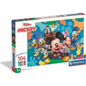 Puzzle Puzzle myšák Mickey a jeho přátelé, 104 dílků, 25053 Clementoni , 6+