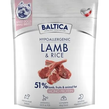Krmivo pro psa Baltica suché krmivo pro psy NU Adult Lamb&Rice (jehněčí s rýží) XS/S 1 kg