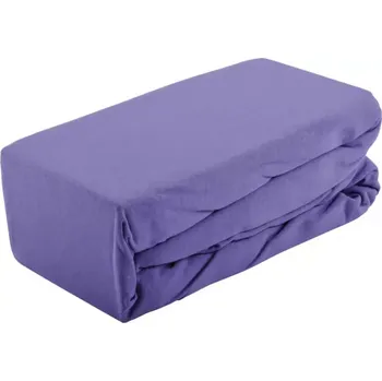 Prostěradlo Jersey prostěradlo s gumičkou 115GSM 180x200 fialová