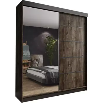 Kancelářská sestava Skříň Amo 150 Tmavý jasan