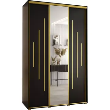 Předsíňová stěna Skříň 45 Canaris 13 180 černá/gold