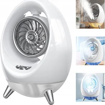 Klimatizace PŘENOSNÁ KLIMATIZACE 3V1 VENTILÁTOR ZVLHČOVAČ USB CHLAZENÍ VZDUCHU S LED