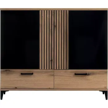 Předsíňová stěna Komoda Aris As04 dub evoke/černá